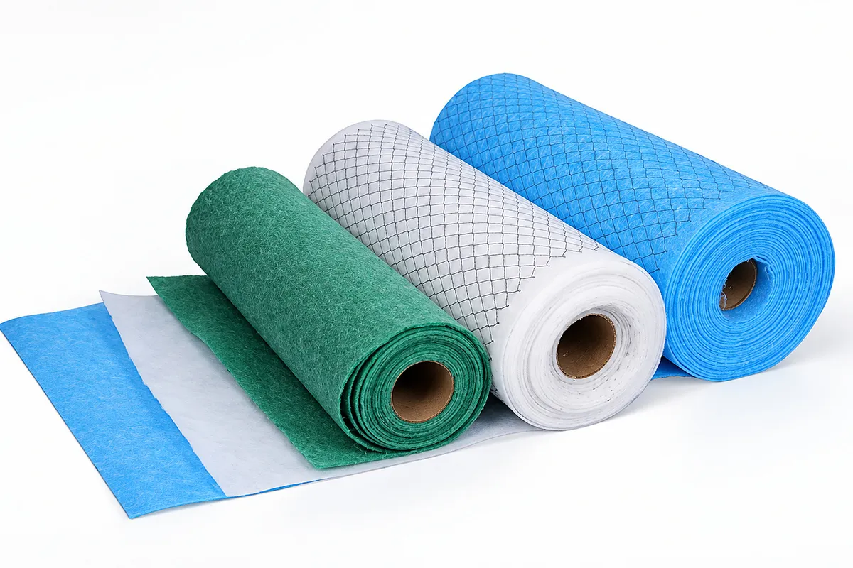 Primary synthetic filter media roll