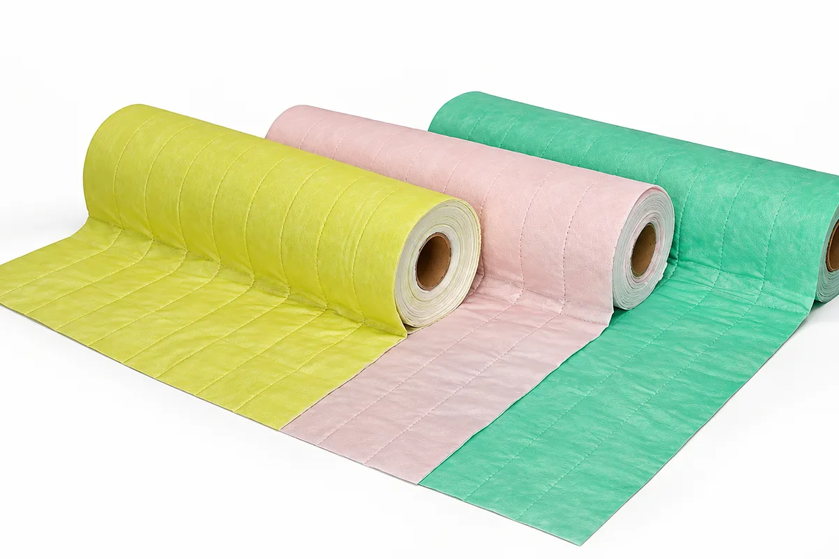 Medium efficiency filter media roll