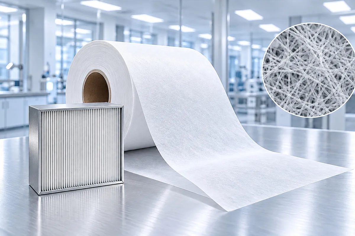 ULPA glass fiber filter media