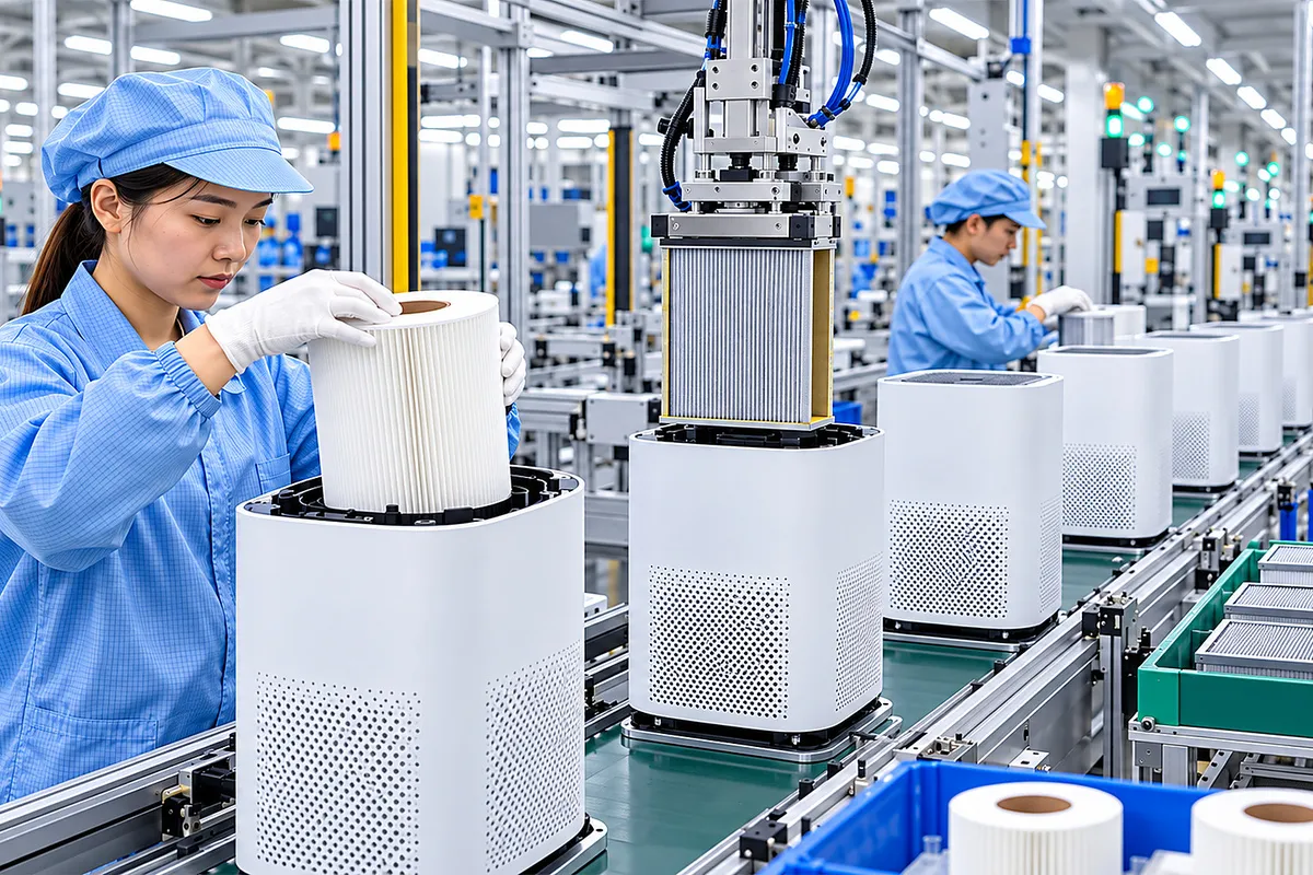 Air purifier production
