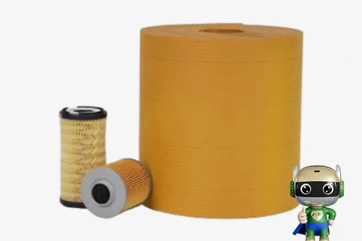 Oil filter paper roll