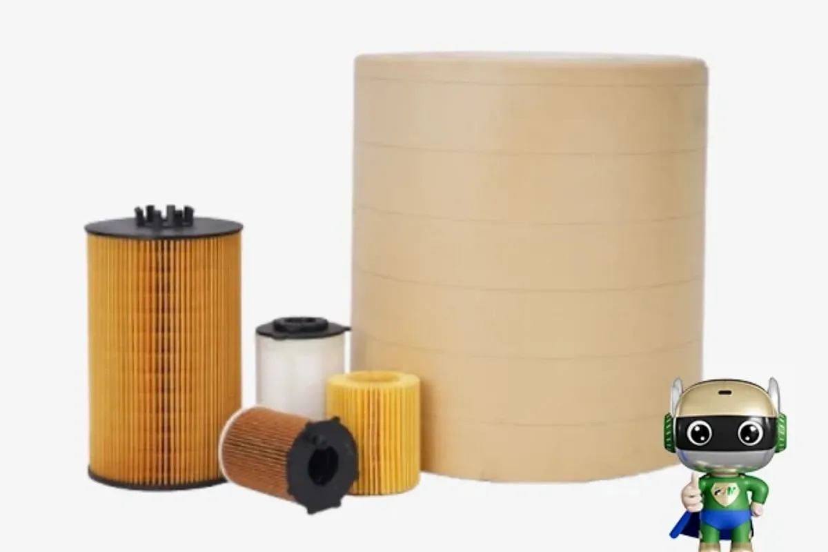 Fuel filter paper roll