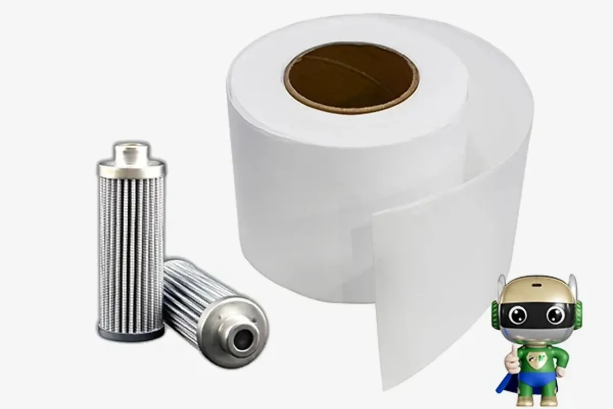 Hydraulic glass fiber filter media