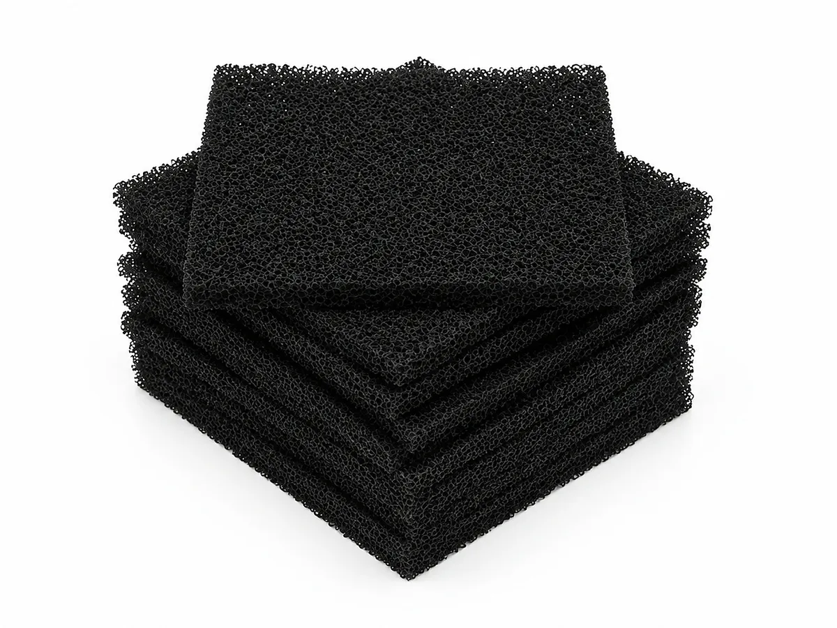 Activated carbon honeycomb media