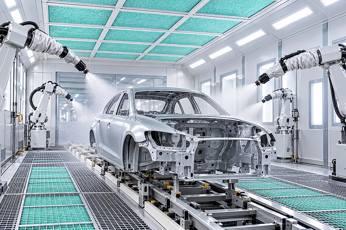 Automotive paint line