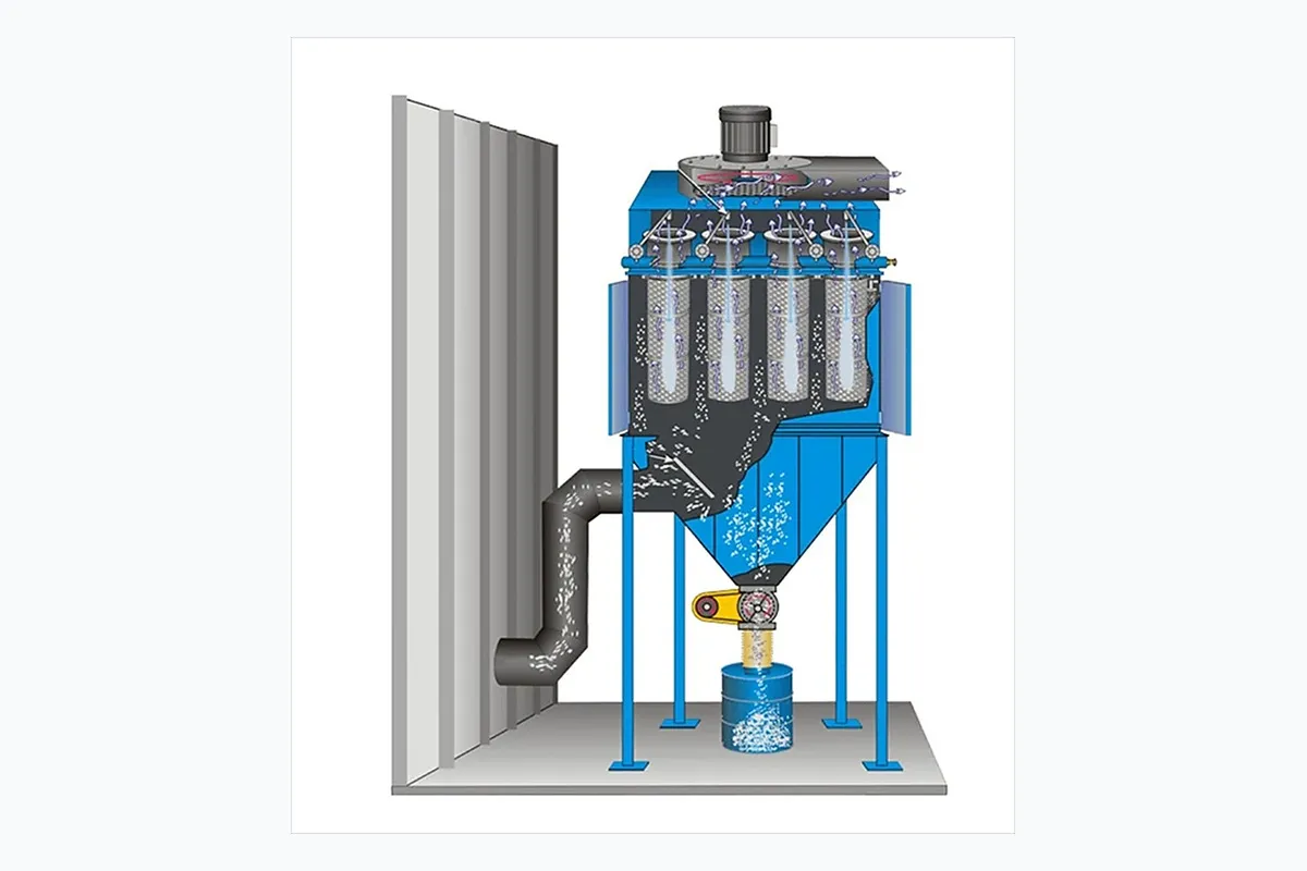 Cartridge dust collector