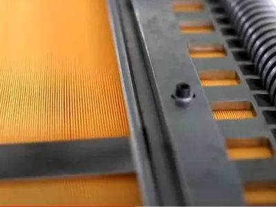 Pleated heavy-duty air filter paper